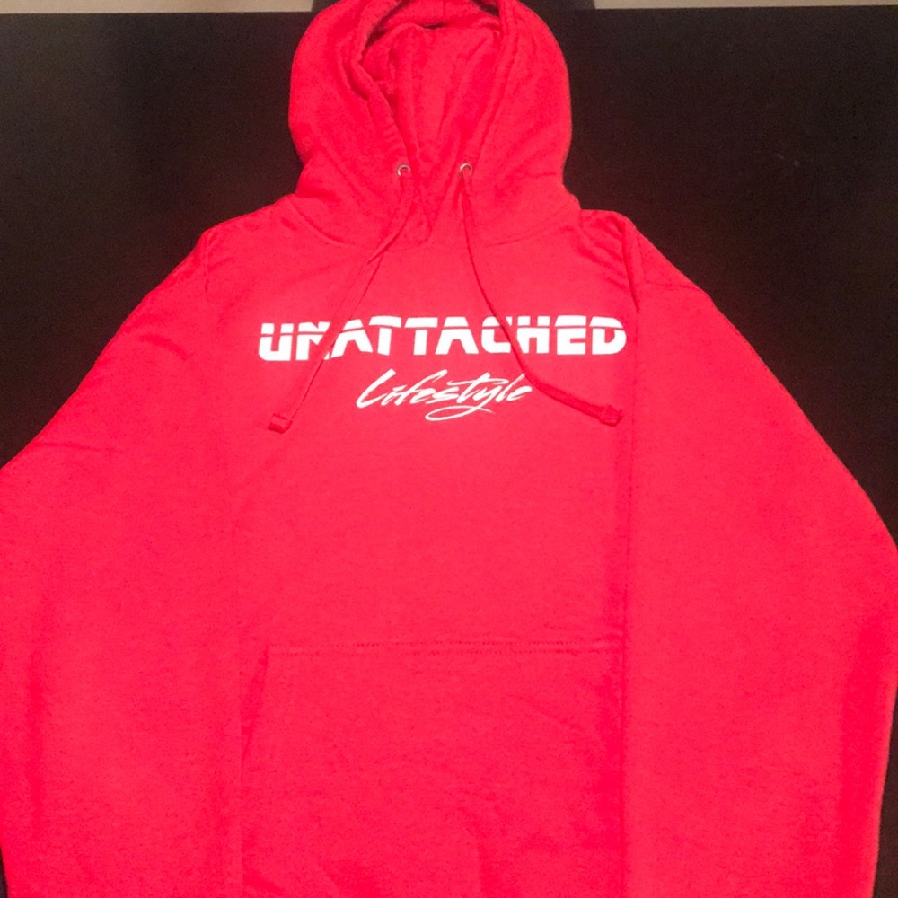 UNattachedLifestyle Red Hoodie